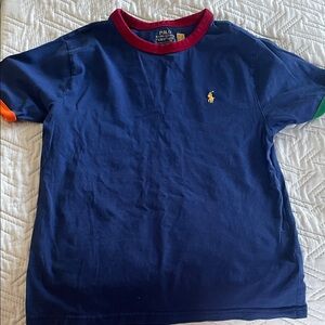 Polo by Ralph Lauren Kids Navy and Multicolor T-Shirt